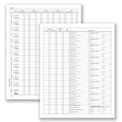 Registro prospetto riepilogativo assoc.sportive 8pag. 31x24,5cm DU13852S000 DU