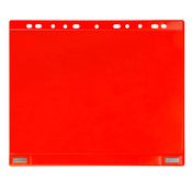 Conf. 5 Buste forate per supporti magnetici ad anelli f.to A4 rosso Djois