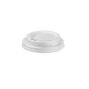 1000 Tappi in CPLA bianchi per bicchiere da 115ml Leone