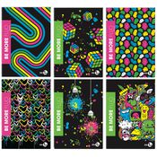 Maxiquaderno A4 36fg+2 100gr 5mm Be More FLUO BM