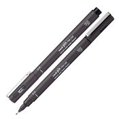 Pin fineliner grigio scuro punta 0.5mm Uni Mitsubishi