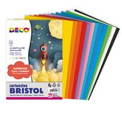 Busta di carta Bristol 15 fg colori 50x70cm colori assortiti DECO