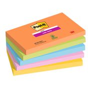 Post-it Super Sticky boost 655-5SS-BOOS 90ff 76x127 mm colori assortiti conf.5 pz
