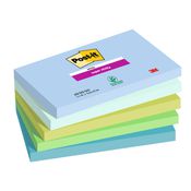 Post-it Super Sticky 655-5SS-OAS Oasis 90ff 76x127 mm colori assortiti