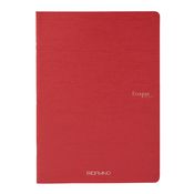 Maxiquaderno A4 38fg+2 90gr 1rigo EcoQua original PM rosso scuro Fabriano