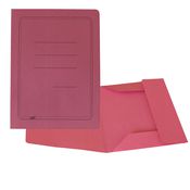 50 CARTELLINE 3 LEMBI ROSSO CON STAMPA 200 GR