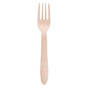 100 Forchette monouso in legno 16,5cm Signor Bio
