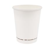 50 Bicchieri in carta 350ml bianco Signor Bio