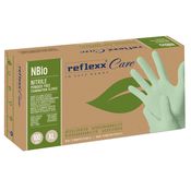 Conf 100 Guanti in nitrile bio tg XL verde pastello Reflexx