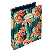 Raccoglitore a 4 anelli Pigna Nature Flowers 18,5x22cm anelli 30mm