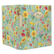 Raccoglitore a 4 anelli Pigna Nature Flowers 18,5x22cm anelli 30mm