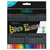 Astuccio 24 matite colorate triangolare Black Edition Faber-Castell