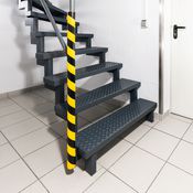 Profilo paracolpi per superfici tubolari P30 giallo/nero Durable
