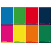 Maxiquaderno A4 80gr 40+2fg 5mm Pigna Colours