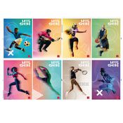 Maxiquaderno A4 80gr 40+2fg rigo di 1a Sport Pigna
