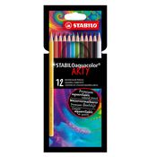 Astuccio 12 pastelli Arty aquacolor Stabilo
