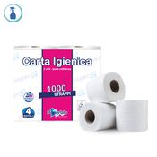 CARTA IGIENICA MAXI 1000 STRAPPI IDROSOLUBILE (Confezione 4 ROTOLI)