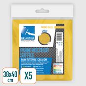 PANNI MULTIUSO SOFFICE GIALLI 38X40 CM 5 PZ
