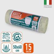 SACCHI BIOSACCHETTI 50X60CM 25LT 15PZ