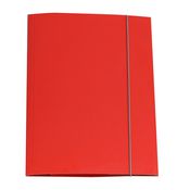 Cartella con elastico 25x35cm Rosso