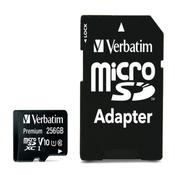 Micro SDXC 256GB C10/U1 con adattatore alle micro SD