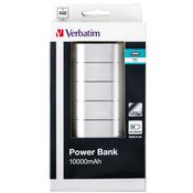 Verbatim PowerBank 10000MAH Black Plastic, 5v2A in and out. 2x out