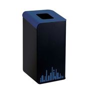 Gettacarte Rubik Evo Blu 80Lt per raccolta differenziata