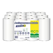 ROTOLO ASCIUGAMANI ECOGREEN 60 MT 2V CF 12 ROTOLI
