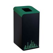 Gettacarte Rubik Evo Verde 80Lt per raccolta differenziata