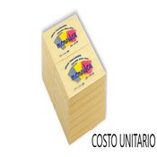 MEMOIDEA notes 51x38 giallo pastello - CONF. 12 PCS