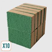 Spugne abrasive Professional Tabacco 9x14 cm - 10 pz