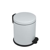 Pattumiera a pedale New Bin Basic 5L bianco
